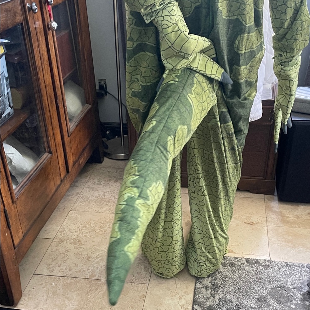 Dilophosaurus Costume Jurassic Park XL Halloween Dinosaur - Picture 4 of 16